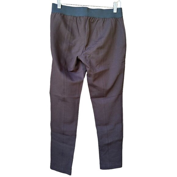 Talbots Petites Size M Brown Elastic Waist Pull On Women's Trousers - Picture 2 of 6